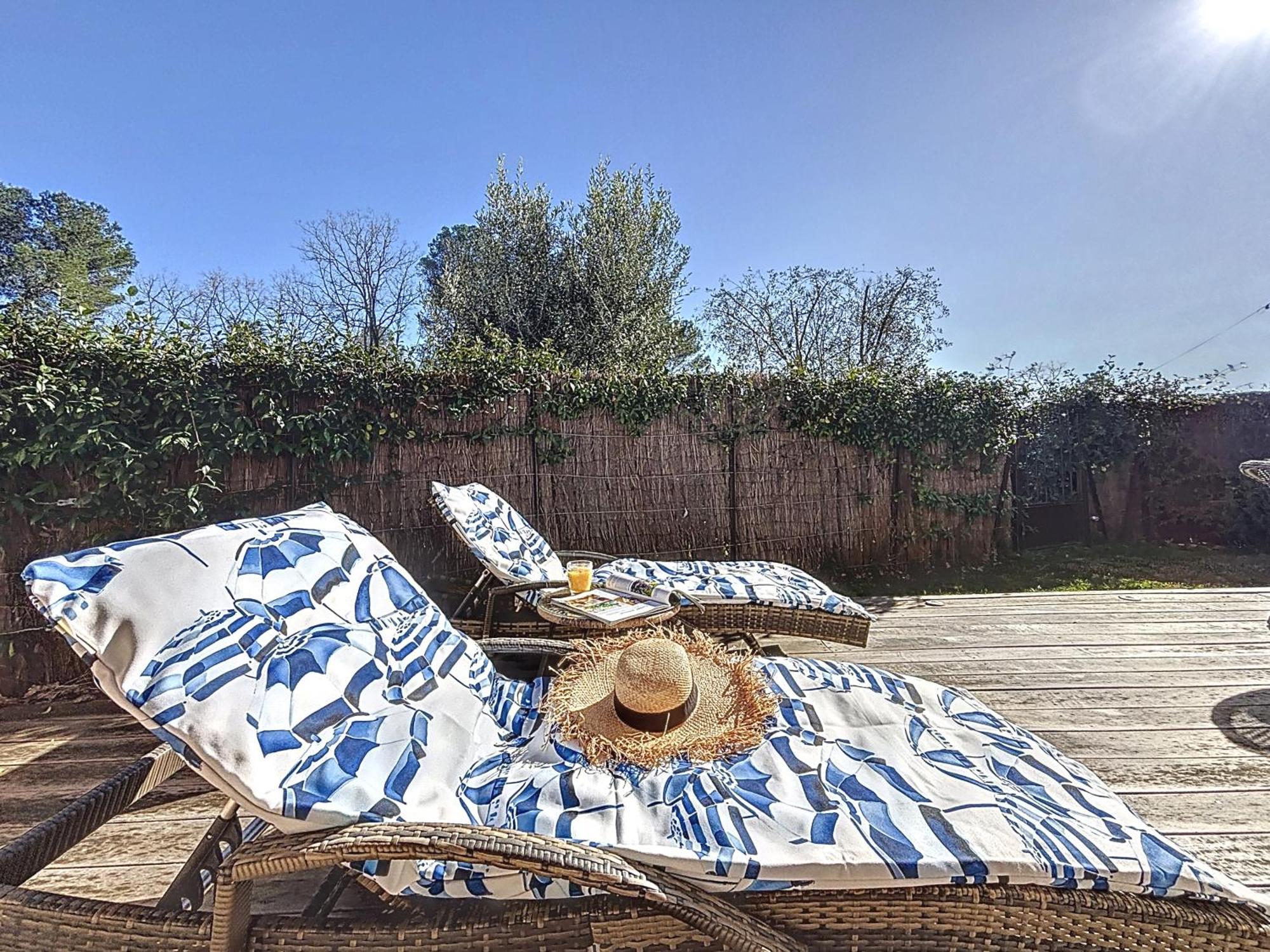 Villa charme et détente à Valbonne Exterior foto